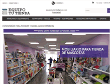 Tablet Screenshot of equipotutienda.com